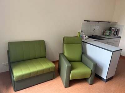 Besucherzimmer Krankenhaus bei Leipzig