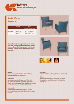 Serie Maya Sessel XL