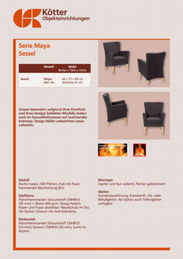 Serie Maya Sessel