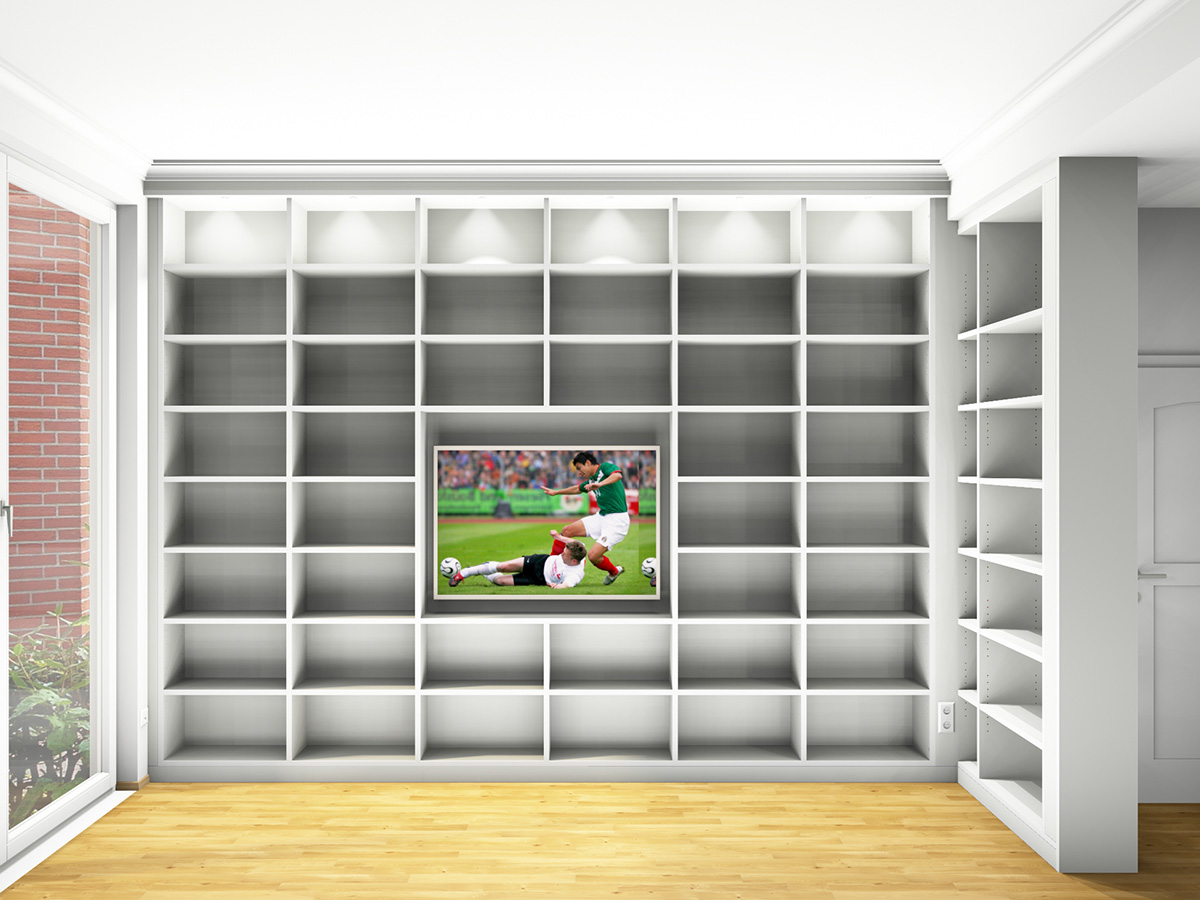 Wohnliches Kastenmöbel-Konzept mit Bett, Schrank und Stauraum für betreutes Wohnen